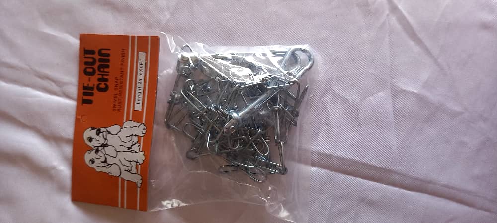 TIE  OUT  CHAIN  2MM  6FT